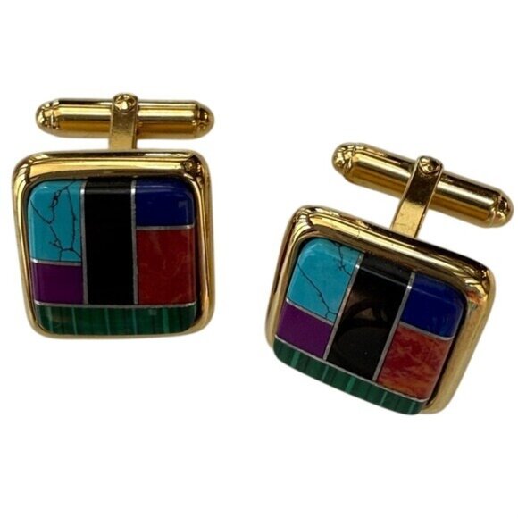 Vintage Jewelry Lot Rings and Cufflinks - Picture 3 of 9